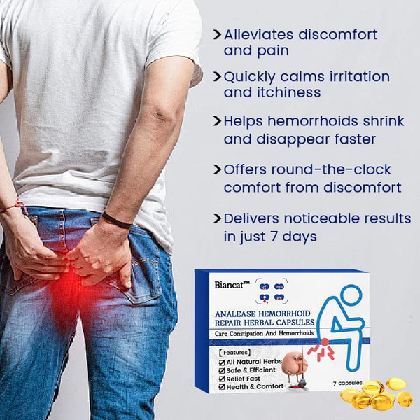 Biancat AnalEase Hemorrhoid Repair Herbal Capsules