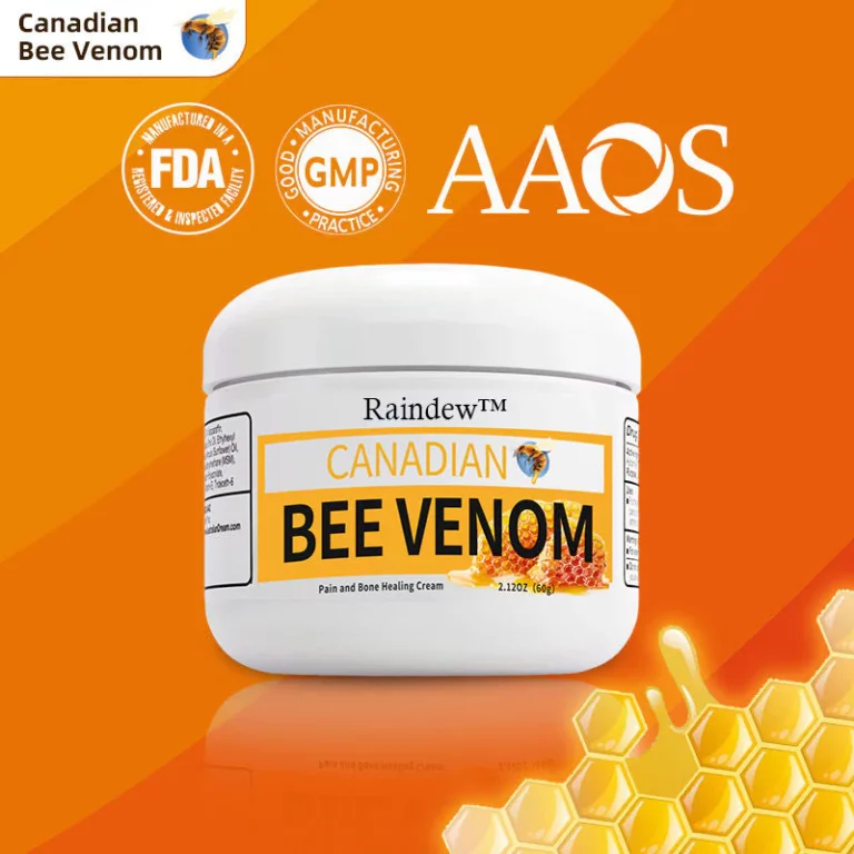 Raindew Canadian honey bee Venom Pain and Bone Healing Cream