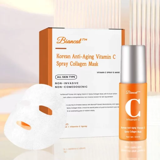 Biancat™ Korean Anti-Aging Vitamin C Spray Collagen Mask