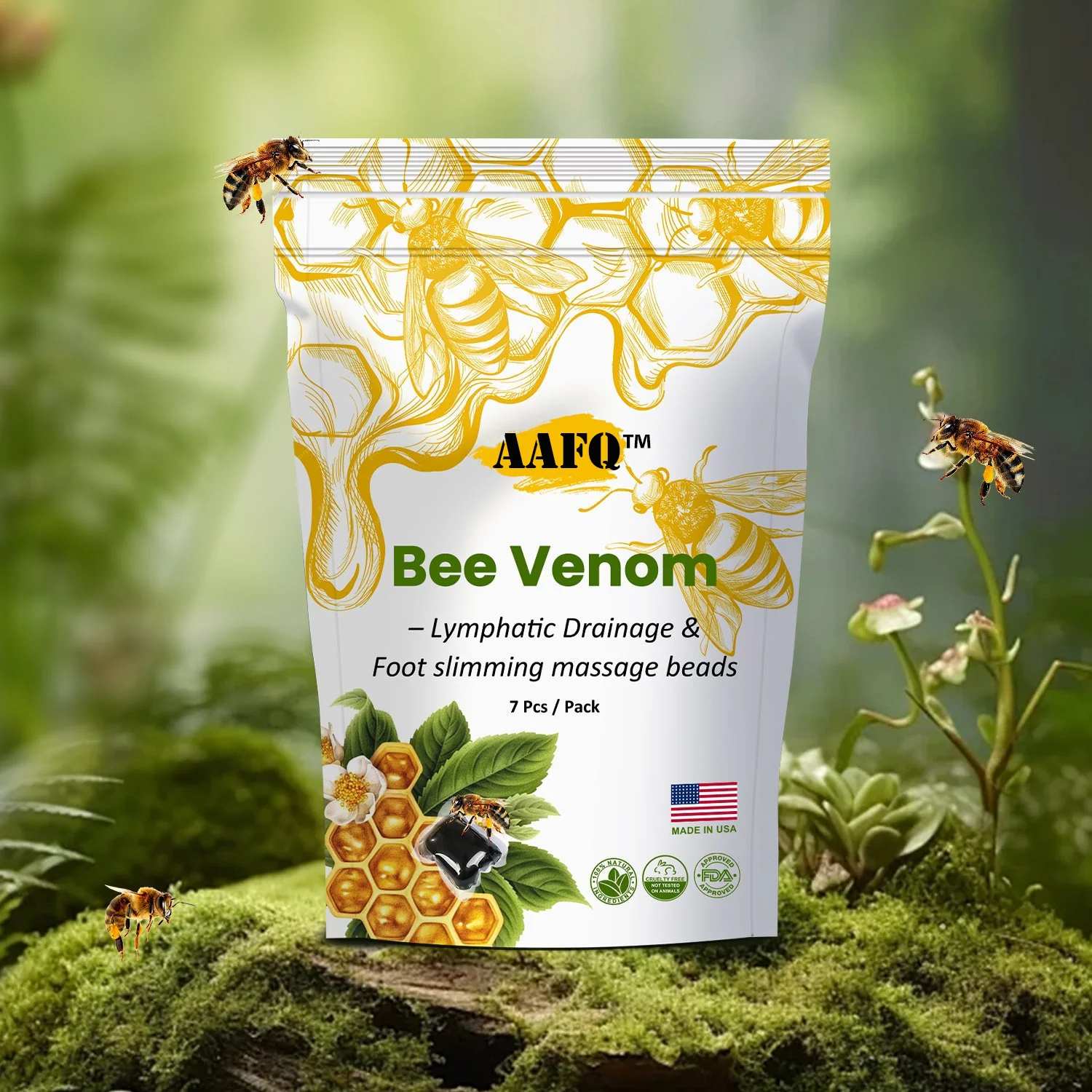 AAFQ™ Bee Venom Lymphatic Drainage & Slimming Foot SoakBeads