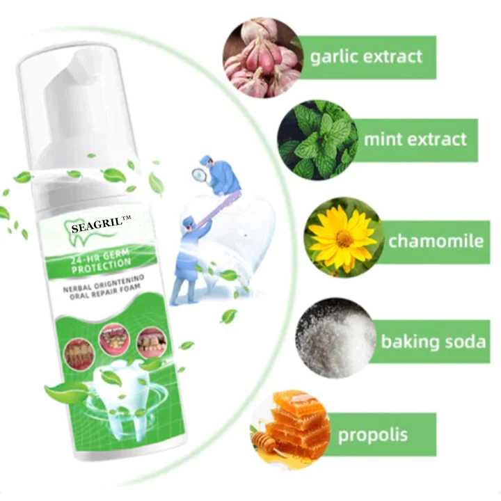 SEAGRIL™ Herbal Brightening Oral Repair Mousse - Image 8