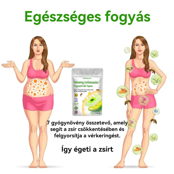 LUKMLCAM™ Méhméreg Nyirokméregtelenítő Karcsúsító Lábtapasz - Image 11