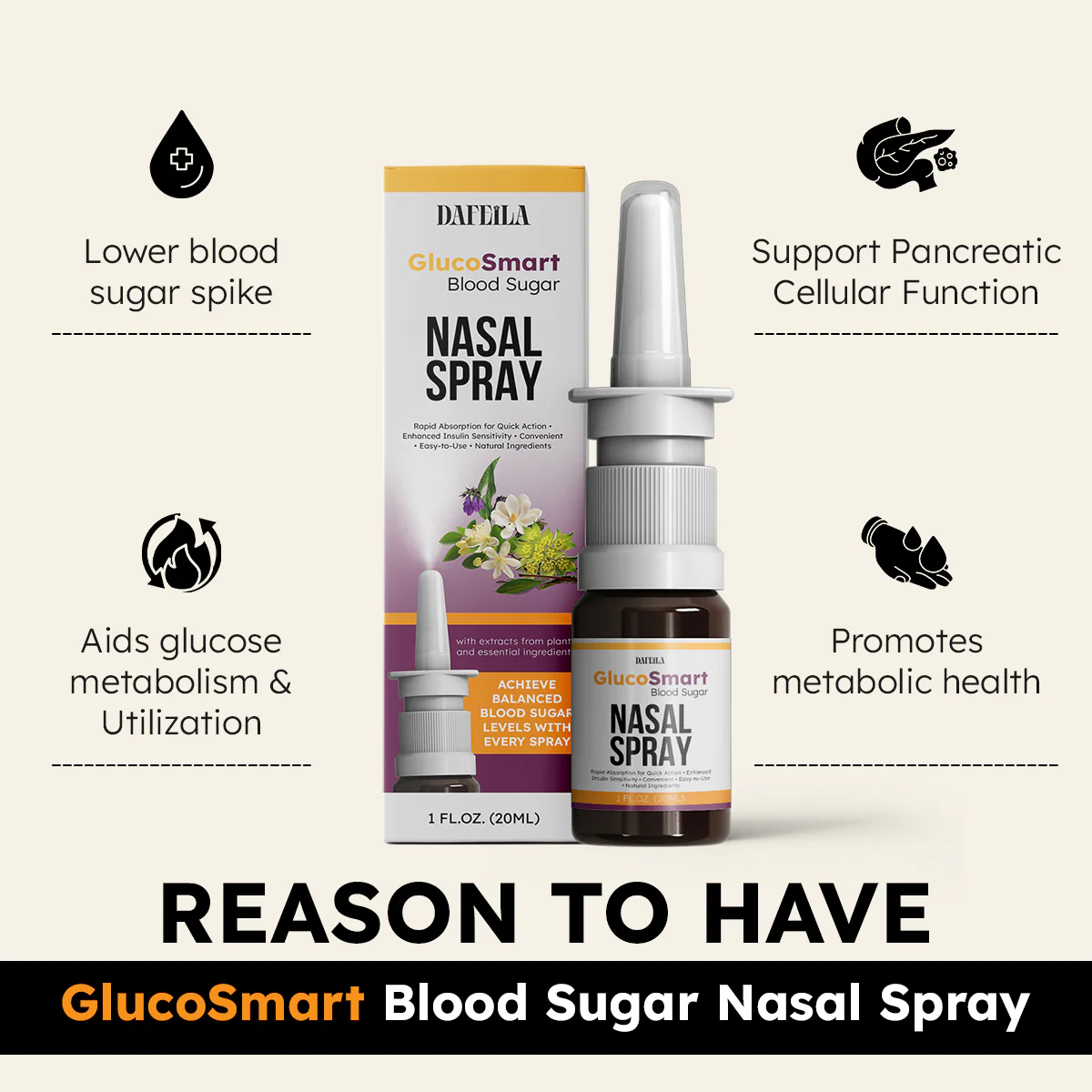 Dafeila™ GlucoSmart Blood Sugar Nasal Spray - Image 17