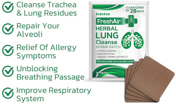 Dobshow™ FreshAir Herbal Lung Cleanse Repair Patch - Image 3