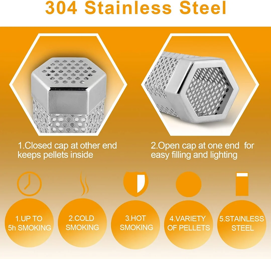 12" Pellet Smoker Tube for All Grill or Smoker - Image 4