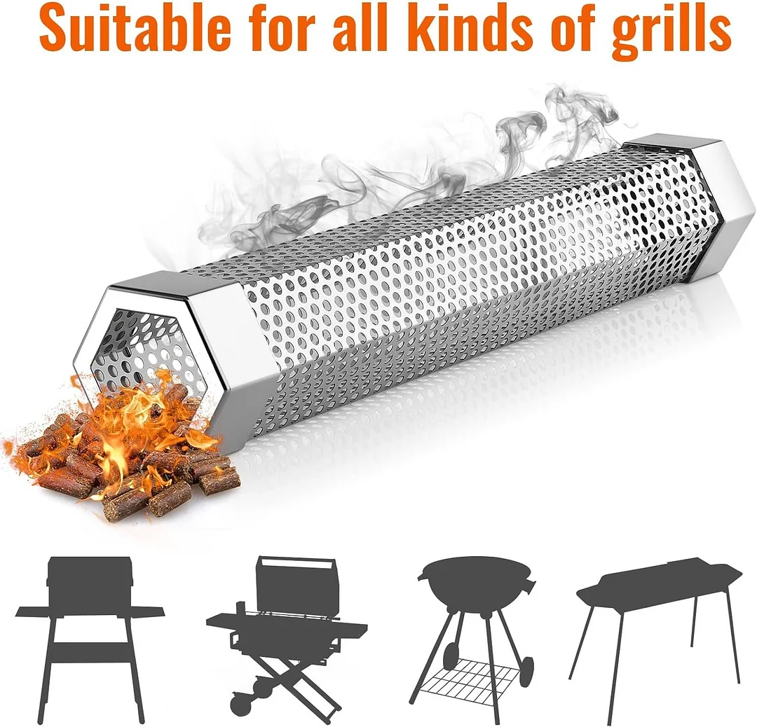 12" Pellet Smoker Tube for All Grill or Smoker - Image 8