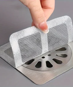 Shower Drain Hair Catcher Mesh Stickers