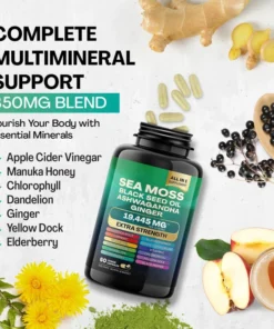 Vitality Harvest Blend Sea Moss Capsules