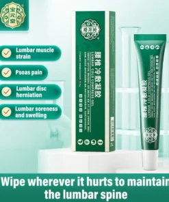 Lumbar type cold compress gel