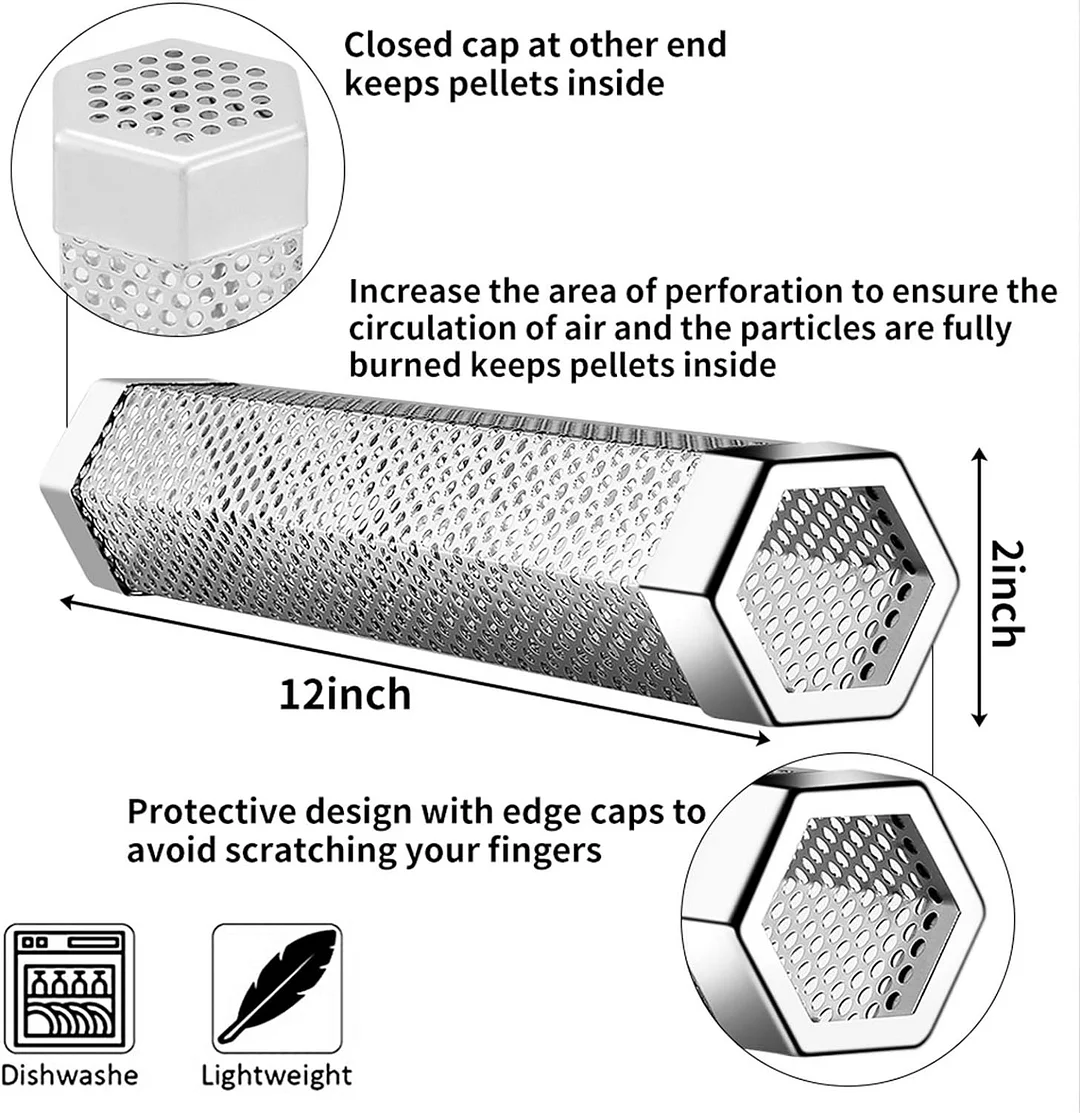 12" Pellet Smoker Tube for All Grill or Smoker - Image 7