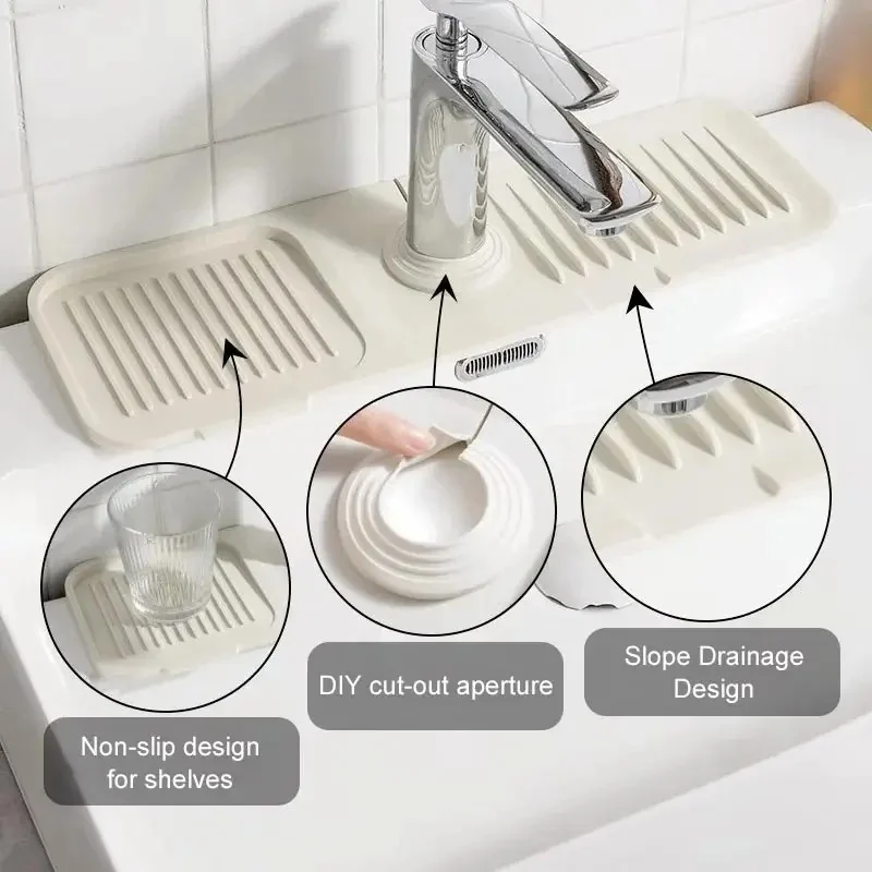 Tidy Splash™ Faucet Guard & Draining Mat - Image 8