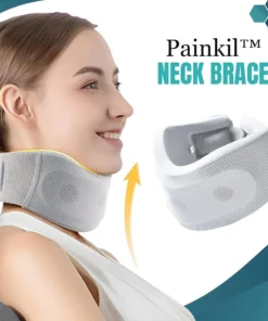 Adjustable Neck Support Brace - Relieves Neck Pain and Spine Pressure