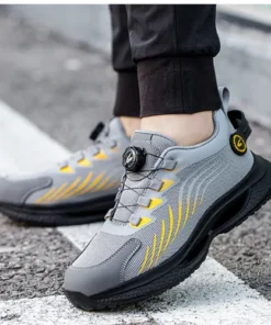 Mens Smash and Stab Resistant Work Safety Shoes