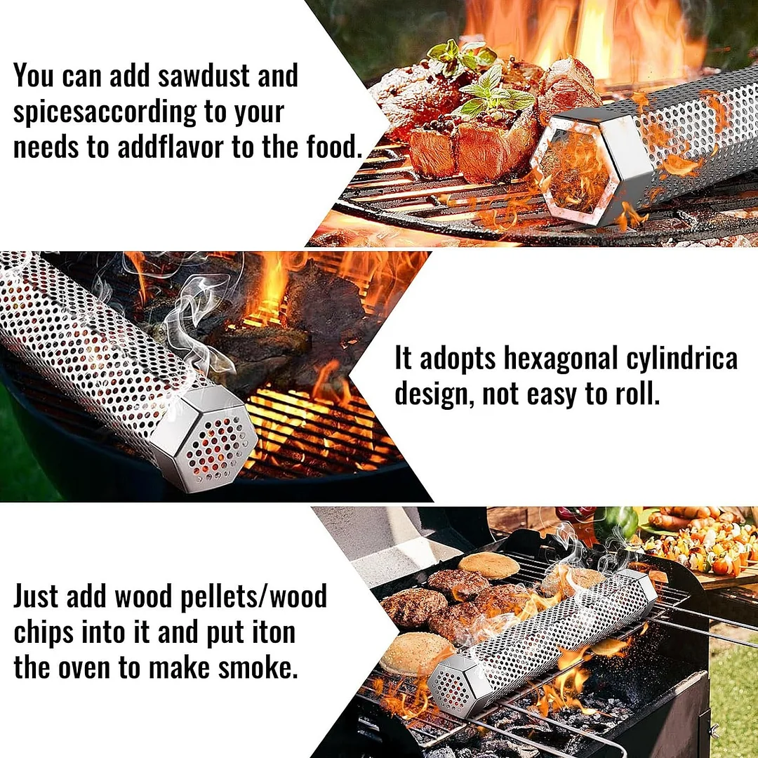 12" Pellet Smoker Tube for All Grill or Smoker - Image 5