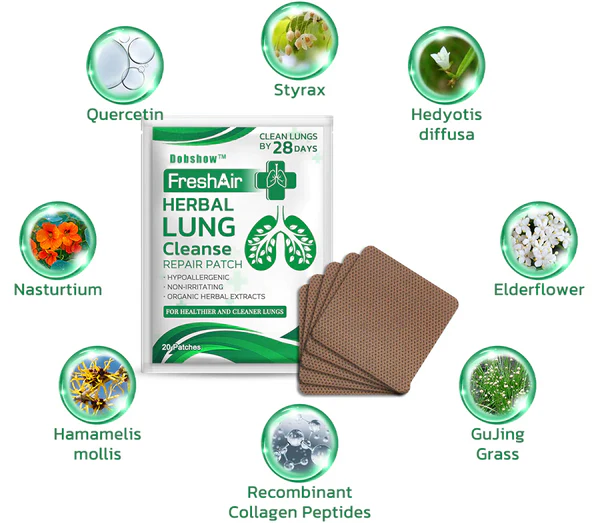 Dobshow™ FreshAir Herbal Lung Cleanse Repair Patch - Image 7