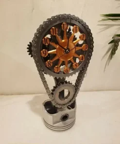 MOTORIZED ROTATING CHAIN CLOCK