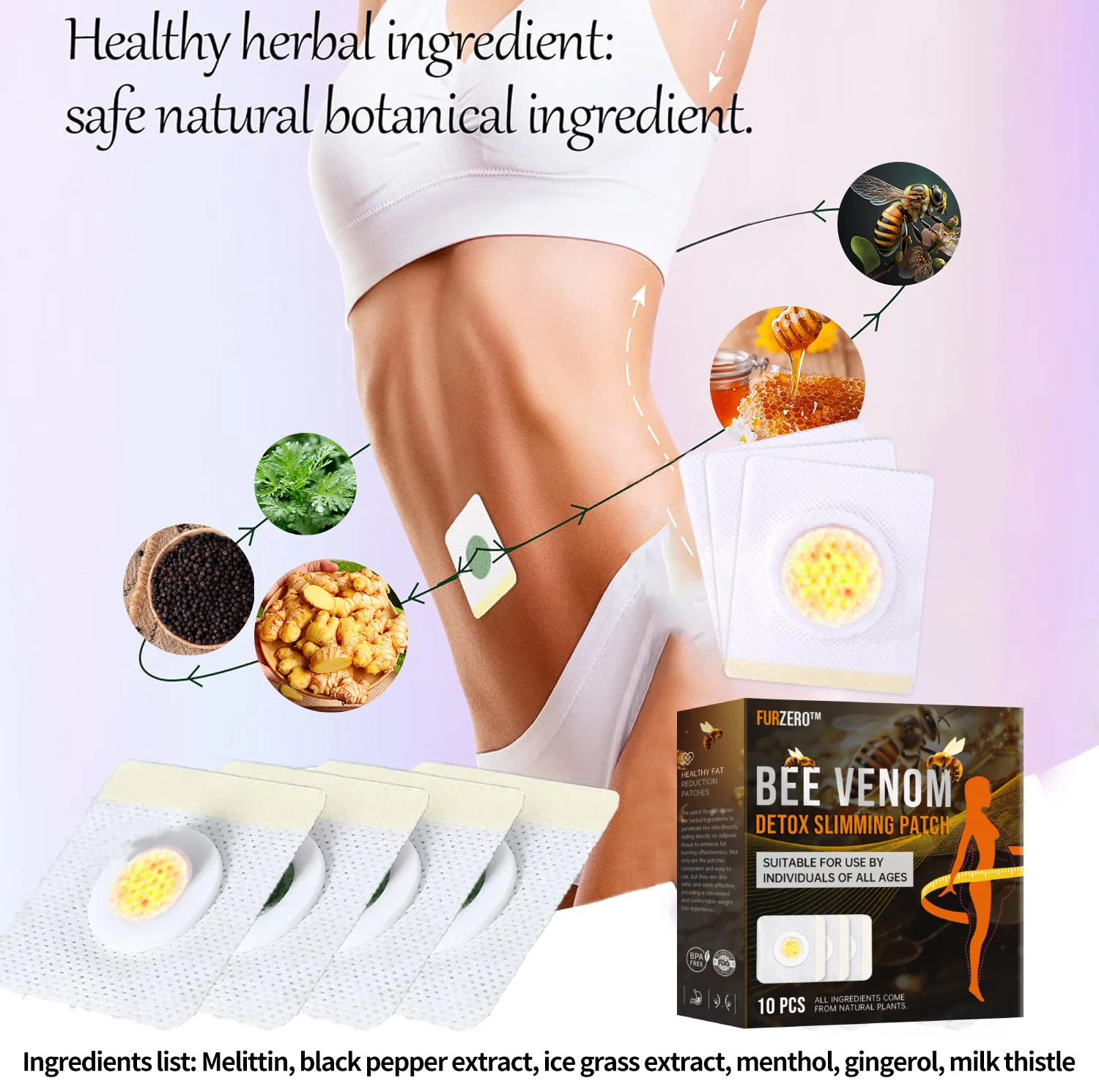 Furzero™ Bee Venom Detox Slimming Patch - Image 3