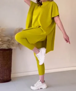 Alternative view of Knitted Two-piece Set