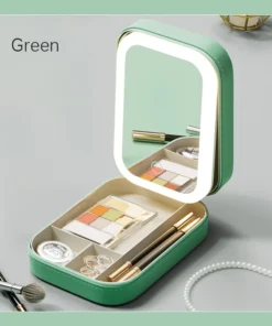 LED Three-Color Adjustable Makeup Mirror