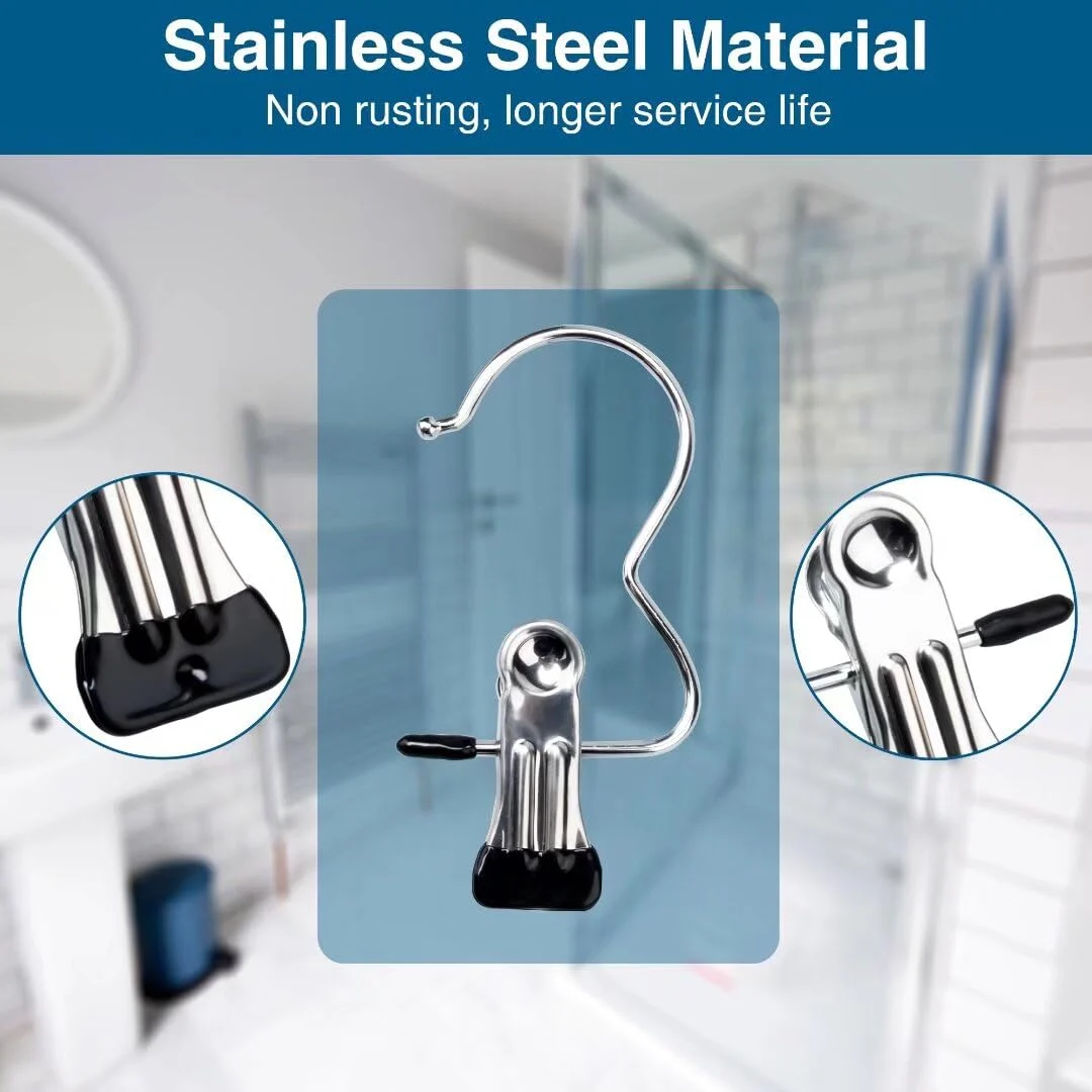 Anti-Rust Clip-Space Saving Clothespin Hook - Image 16