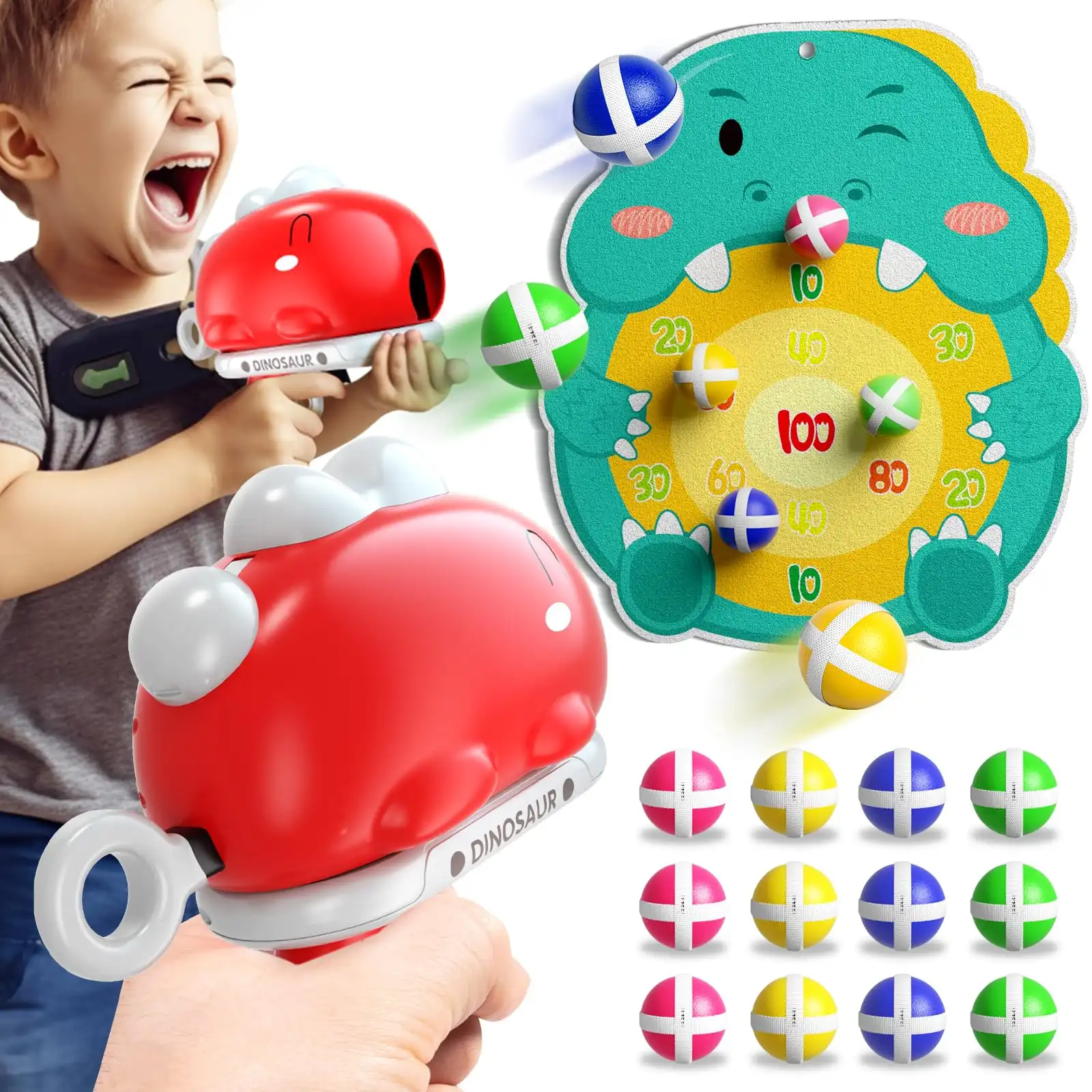 Dinosaur™ Sticky Ball Shooting Game - Image 8