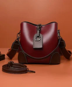 Genuine Leather Niche Womens Shoulder Bag