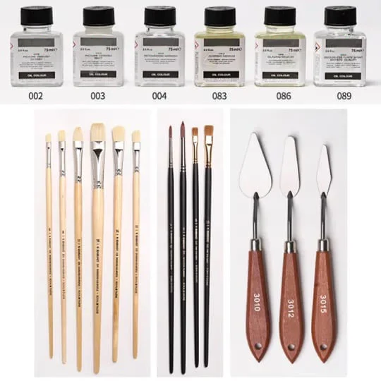 Artists' Oil Color Paint - Excellent Wood Box Set - Image 9