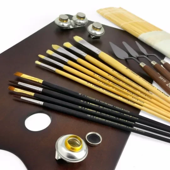 Artists' Oil Color Paint - Excellent Wood Box Set - Image 2