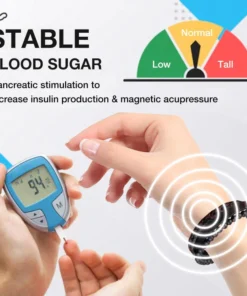 Alternative view of Magnetic Therapy Blood Sugar Lowering Bracelet