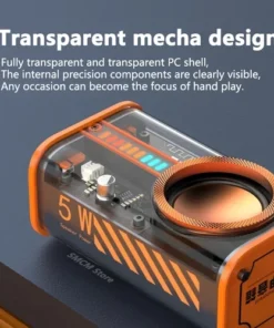 Outdoor Transparent Mecha Wireless Bluetooth Speaker