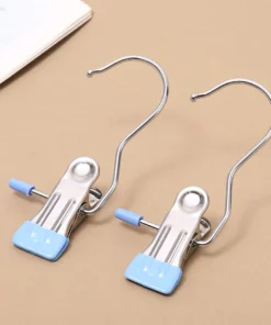 Anti-Rust Clip-Space Saving Clothespin Hook