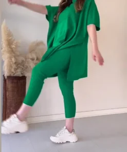 Knitted Two-piece Set