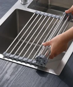 New Adjustable Dish Drainer on the sink