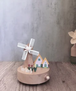 Wooden Rotating Music Boxes