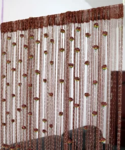 Rose Thread Door Curtain