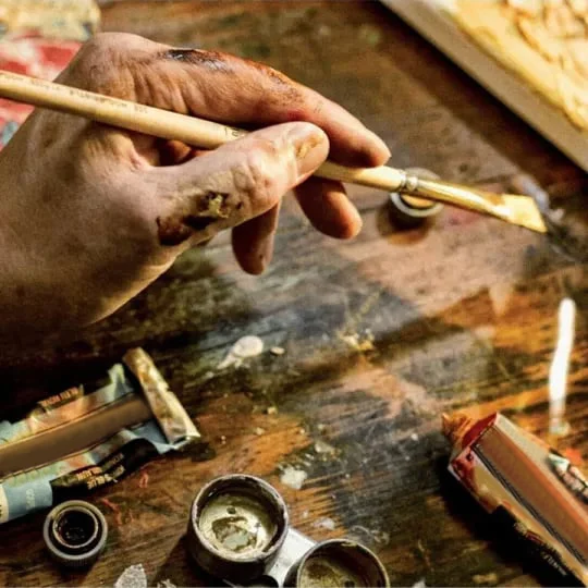 Artists' Oil Color Paint - Excellent Wood Box Set - Image 4