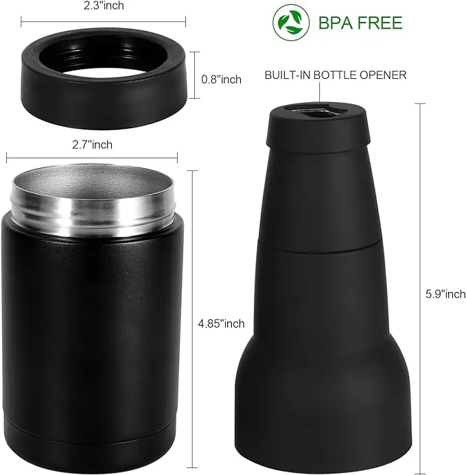 Beer Bottle and Can Cooler with Beer Opener - Image 25