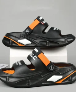 Sandals with thick soles and a soft feel