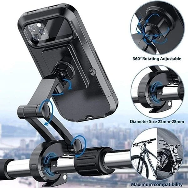 Waterproof Bicycle & Motorcycle Phone Holder - Image 11