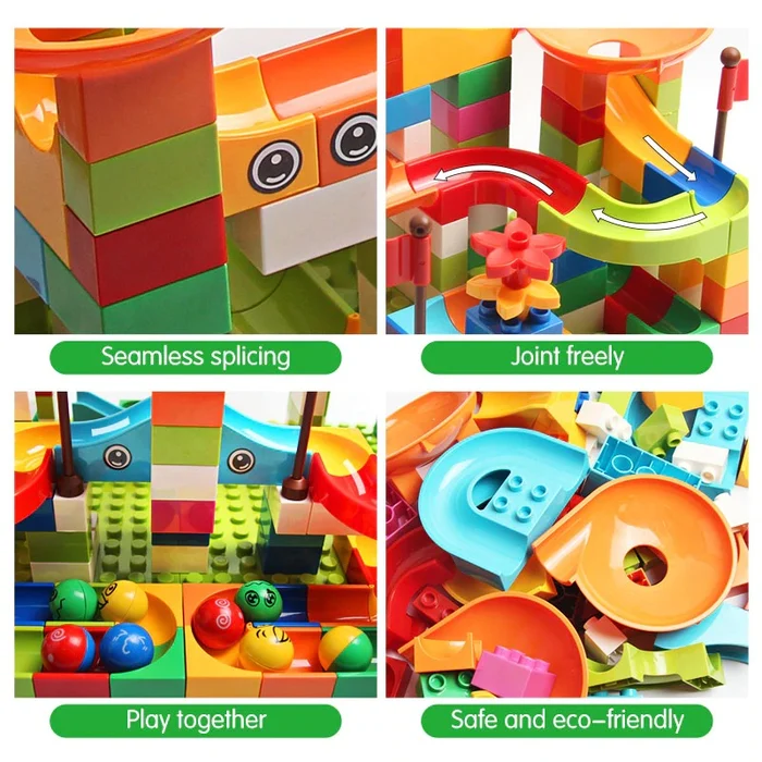 Marble Run Building Blocks Toy - Image 11