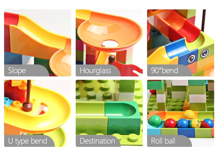 Marble Run Building Blocks Toy - Image 10