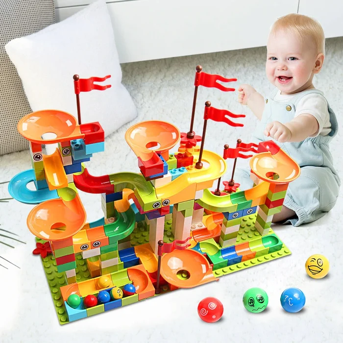 Marble Run Building Blocks Toy - Image 2