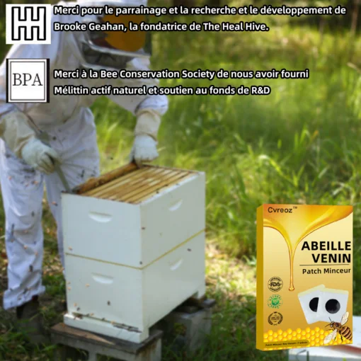 Cvreoz™ Le patch amincissant au venin d’abeille - Image 15