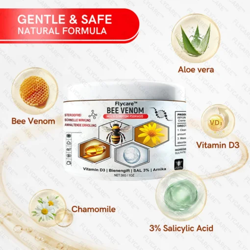 FLYCARE™ Bee Venom Multi-Symptom Psoriasis Cream - Image 9