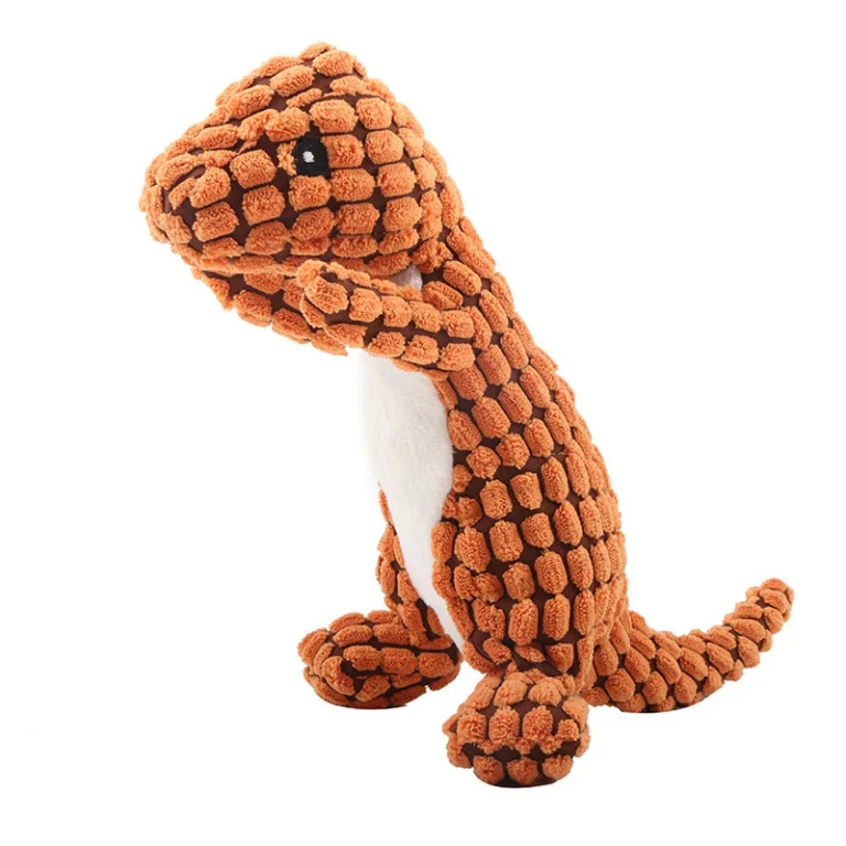LEBURI® Squeaky Plush Dinosaur Dog Toys - Image 2