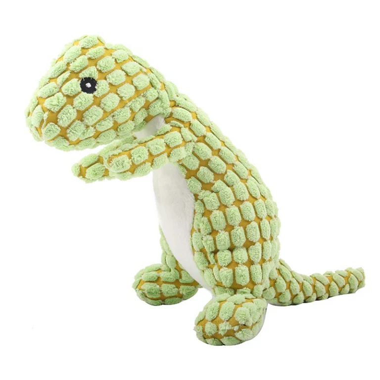 LEBURI® Squeaky Plush Dinosaur Dog Toys - Image 3