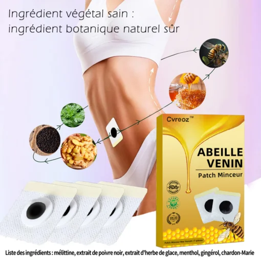 Cvreoz™ Le patch amincissant au venin d’abeille - Image 9