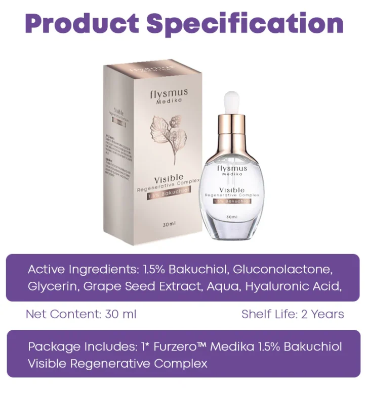 Furzero™ Medika 1.5% Bakuchiol Visible Regenerative Complex - Image 5