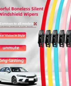 Colorful Boneless Silent Windshield Wipers