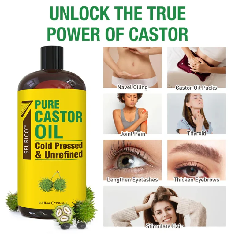 Seurico™ Pure Cold-Pressed Organic Castor Oil - Image 5